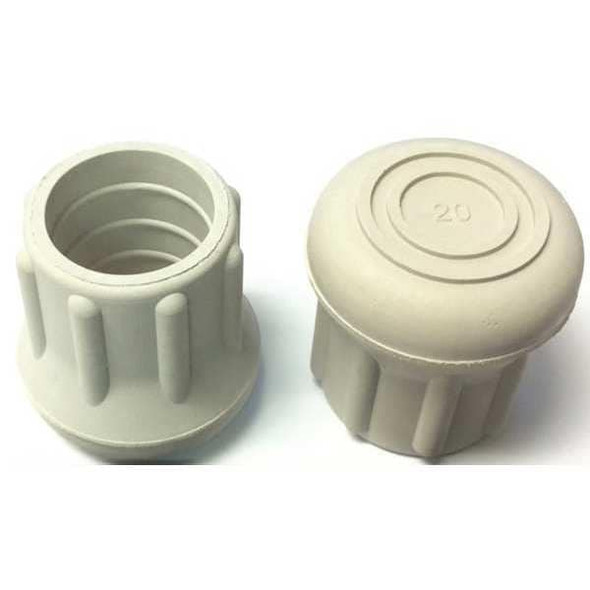 Manufacturer Varies Protective Leg Tip, SlipOn, Rd, 31/32", PK10 LTB20GN/W