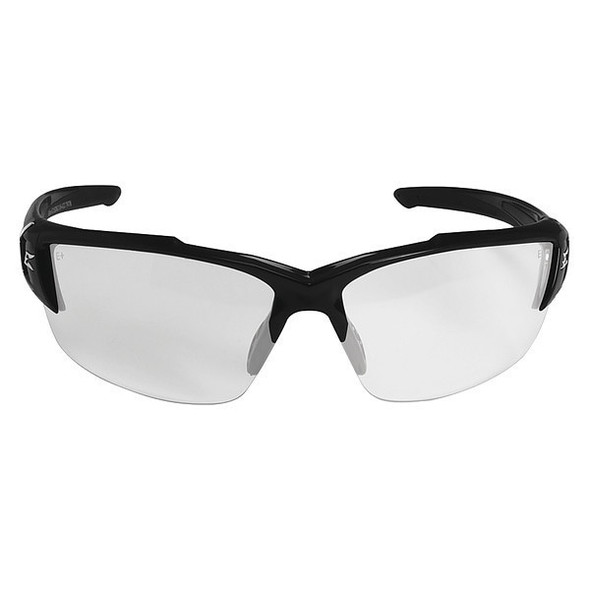 Khor G2, Safety Glasses, Anti-Fog, Anti-Static & Anti-Scratch, Clear Lens, Black Frame, Half-Frame