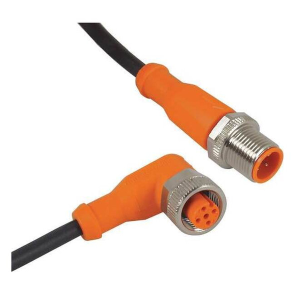 Ifm Cordset,5 Pin,Receptacle,Female EVC019