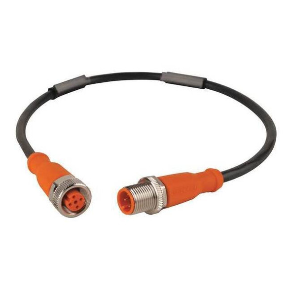 Ifm Cordset,5 Pin,Receptacle,Female EVC010