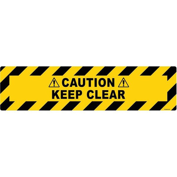 Stranco Anti-Slip Floor Sign,6 in x 24 in,Vinyl FS-624-619