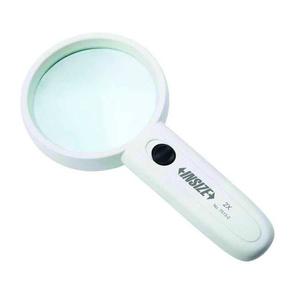 Insize Illuminated Magnifier,4X Power 7513-4