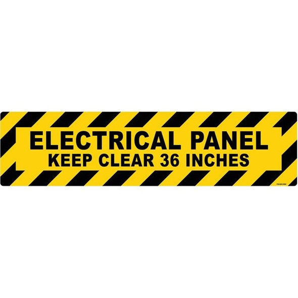 Stranco Anti-Slip Floor Sign,6 in x 24 in,Vinyl FS-624-902