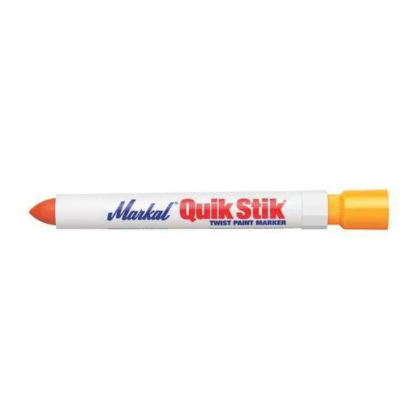 Markal Paint Crayon, Medium Tip, Fluorescent Orange Color Family 61043