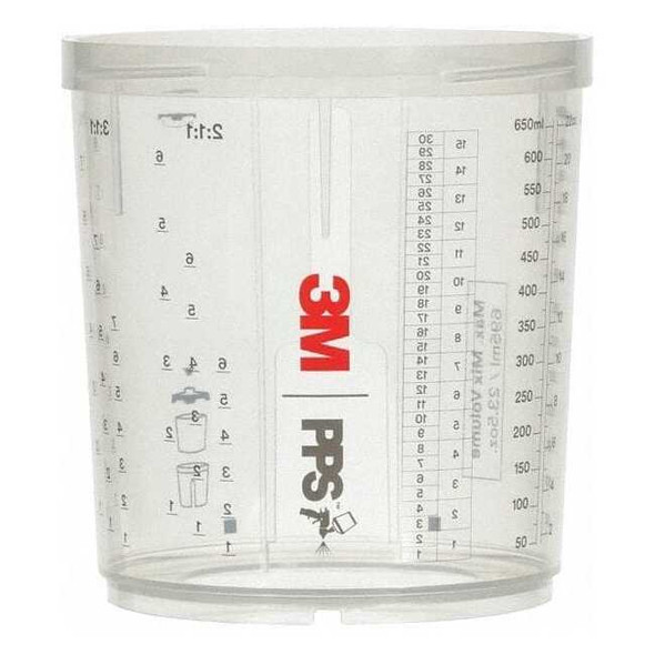 3m Spray Gun Cup,22 fl. oz. Capacity,PK2 26001