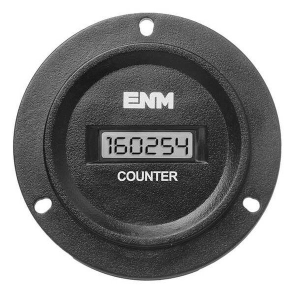 Enm Electronic Counter,6 Digits,LCD C44B65B