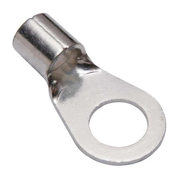One-Hole Compression Lug, 1 AWG Max, 5/8 in Stud, Long Barrel, Copper, None