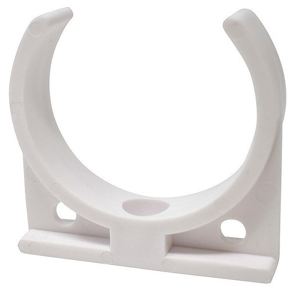 Nephros Wall Clip,2 1/2" Dia,1",Plastic 70-0901