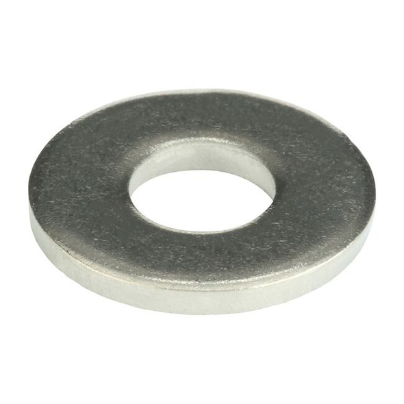 Flat Washer, For Screw Size 3/8" ,Stainless Steel Plain Finish, 50 PK