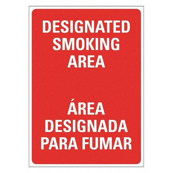 Lyle No Smoking Sign,14 inx10 in,Plastic LCU1-0175-NP_10x14