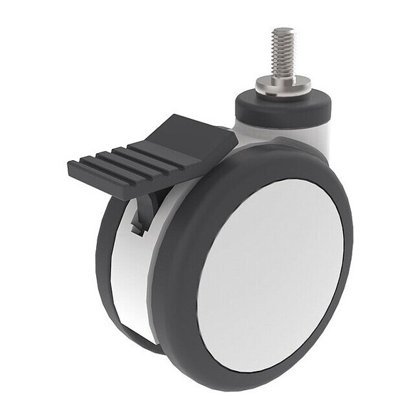 Manufacturer Varies Stem Caster,Load Rating 165 lb. P18S-UP75K-ST8