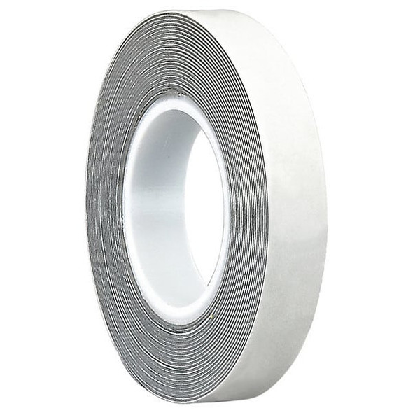 Double-Sided Foam Tape, 1/2 in W, 5 yd L, 1/16 in, Acrylic Foam, Double-Sided