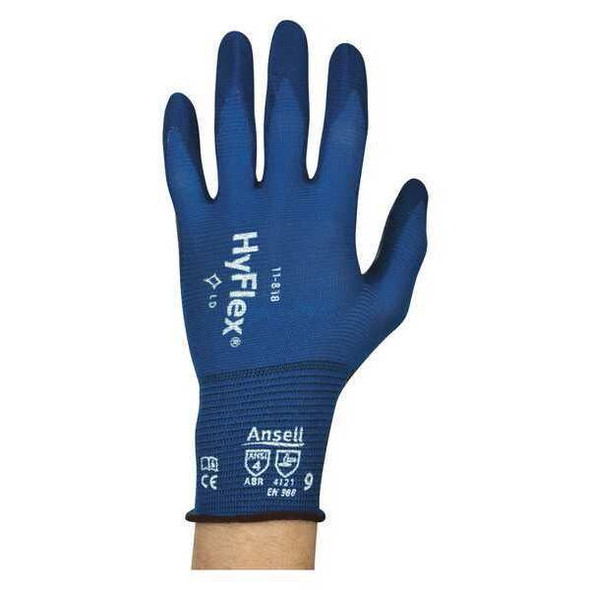 Ansell Coated Gloves,Nylon,6,PR 11-818 Ansell Coated Gloves,Nylon,6,PR 11-818