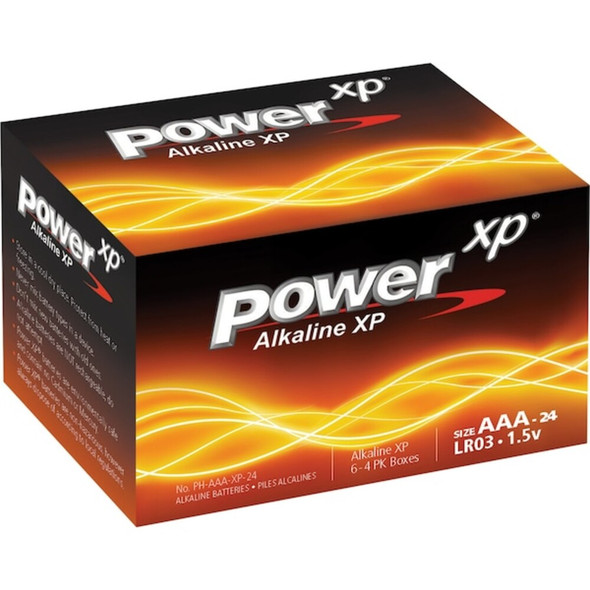 Power Xp Power XP Alkaline Battery, AAA 1.5V DC 4 PK PH-AAA-XP