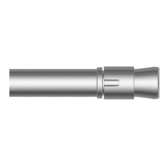 SUP-R-STUD + Wedge Anchor, 5/8" Dia, 3-1/4" L, Steel Zinc Plated