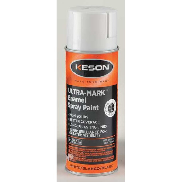 Keson Inverted Marking Paint, 16 oz., White, Water -Based SP16W