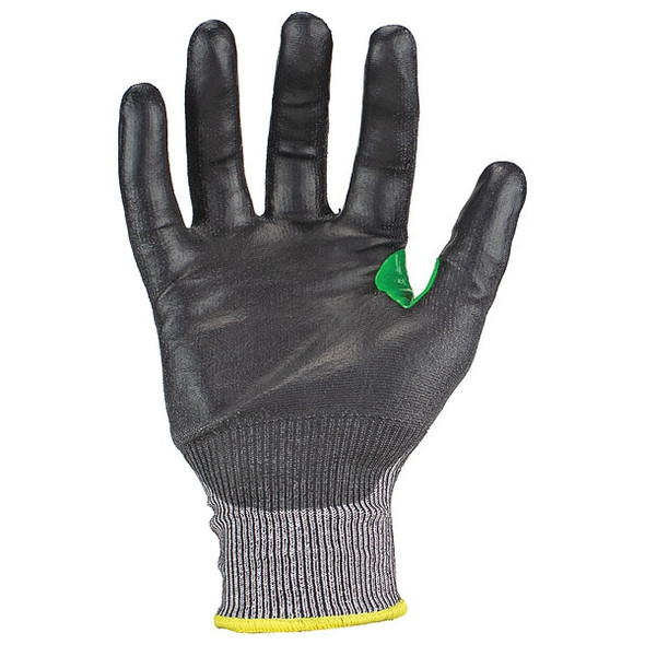 Knit Gloves, Cut Level A2 ,Dipped ,Polyurethane ,Smooth ,S 1 PR