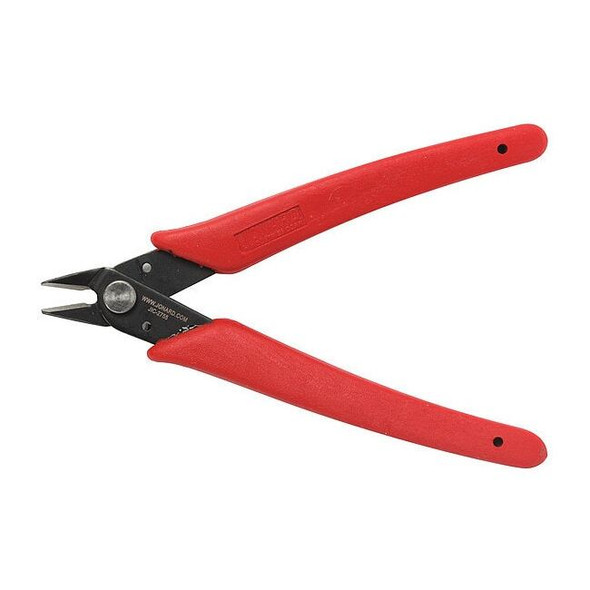 5 in Diagonal Cutting Plier Flush Cut Oval Nose Uninsulated