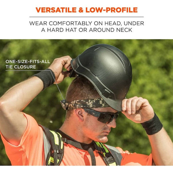 Ergodyne Cooling Tie Bandana, Universal, Flame 6700CT Ergodyne Cooling Tie Bandana, Universal, Flame 6700CT