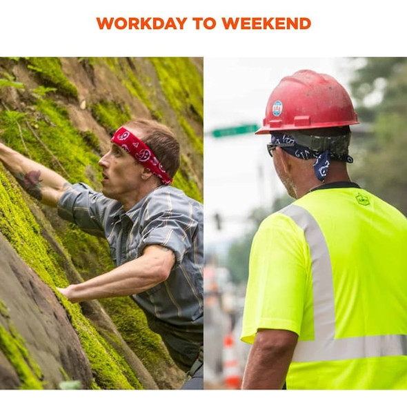 Ergodyne Cooling Tie Bandana, Universal, Camo 6700CT