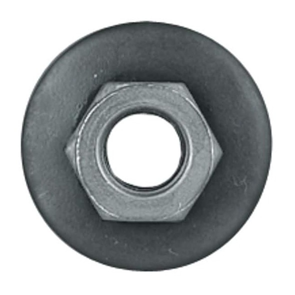 Flange Nut, M6-1.00, Steel, Not Graded, Phosphate, 6 mm Ht, 25 PK