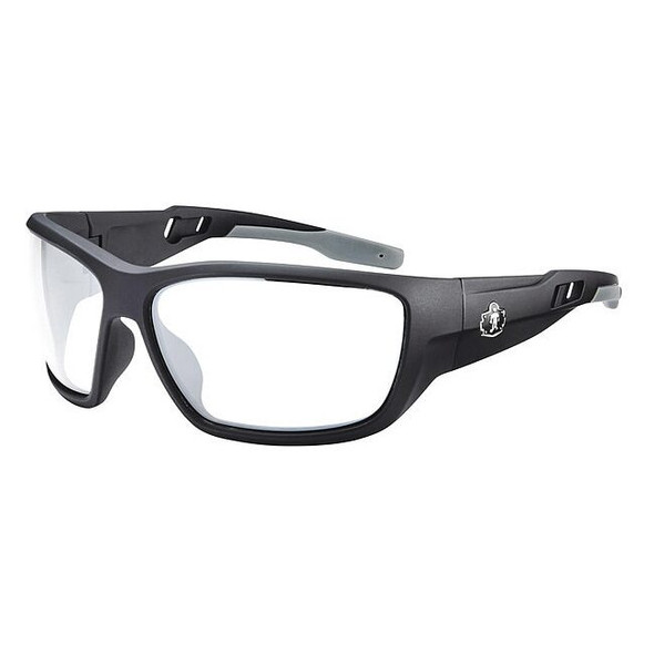 BALDR, Safety Glasses, Anti-Fog, Clear Lens, Black Frame, Full-Frame