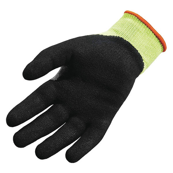 Ergodyne Coated Gloves, Cut Level A4 ,Dipped ,Foam Nitrile ,Sandy ,M 1 PR 7041