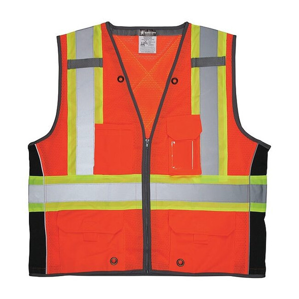 Mcr Safety High Visibility Vest,M Size,Unisex SURVCS2OM