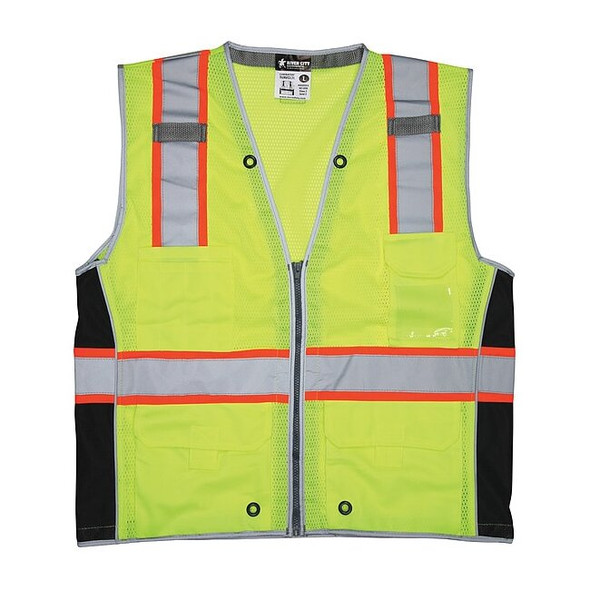 Mcr Safety High Visibility Vest,L Size,Unisex SURVCL2LL