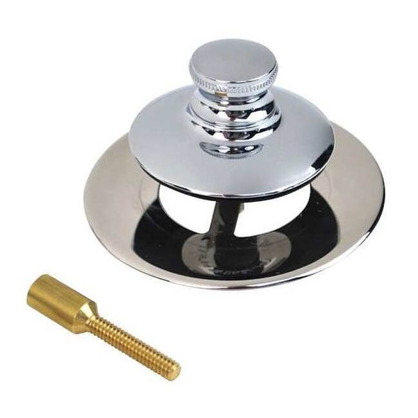 Watco DrainStopper,Dia.2-7/8",Plstic,SS,Chrome 4875N-PP-CP-51 U