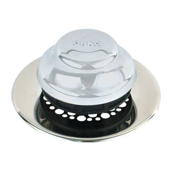 Watco DrainStopper,Dia.2-7/8",Plstic,SS,Chrome 48750-FA-CP-G