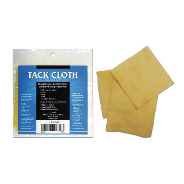 Deroyal Tack Cloth,18 In x 36 In,PK3 TC3