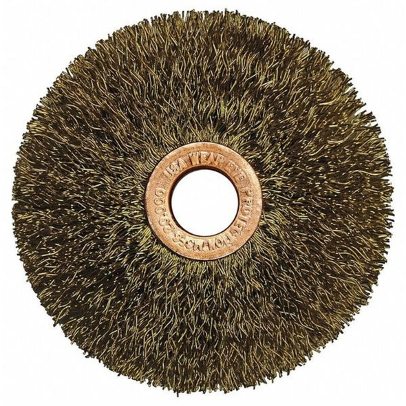 Weiler Crimped Wire Wheel Wire Brush, Arbor, 1-1-2" 93833