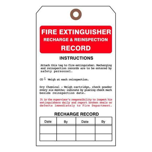 See All Industries Tag, White, Cardstock, 7 in H, 4 in W, PK25 FTUF-G51