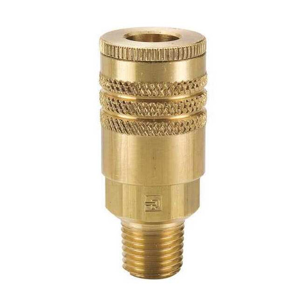 Parker Quick Connect,Socket,1/4" Body,3/8"-18 B52E