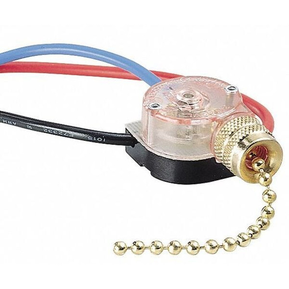 Gardner Bender Pull Chain Switch, On/Off, DP3T GSW-39 Gardner Bender Pull Chain Switch, On/Off, DP3T GSW-39