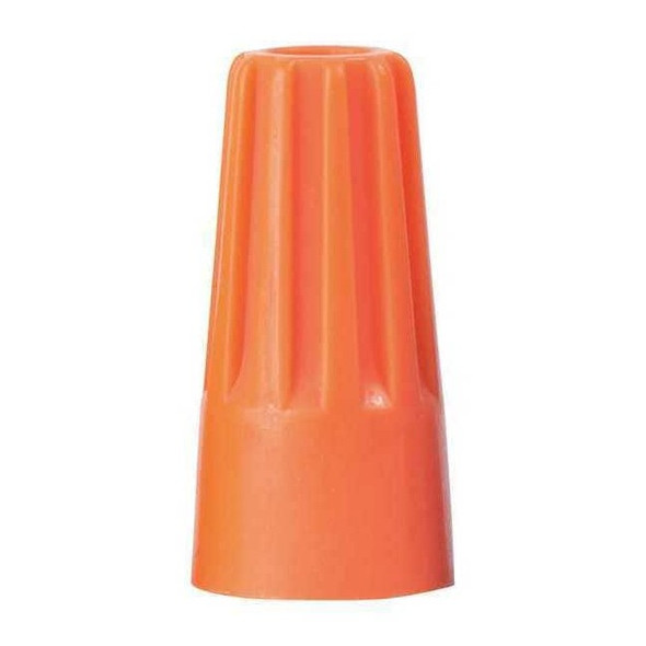 Twist-On Wire Connector, Orange, Polypropylene Insulation, 600 V, 300 PK