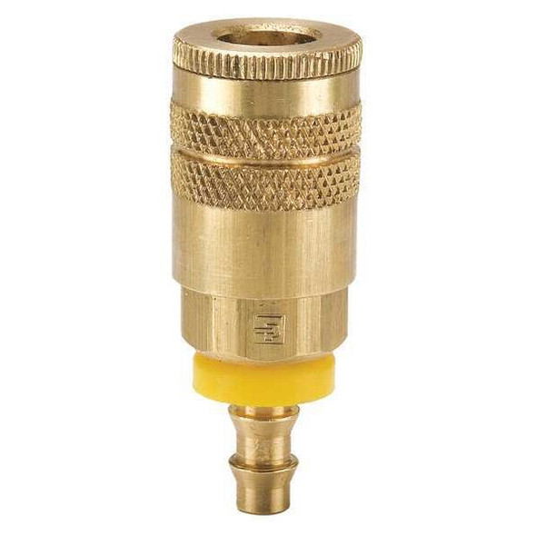 Parker Coupler Body,Brass,Push On,25 cfm B20-5BP