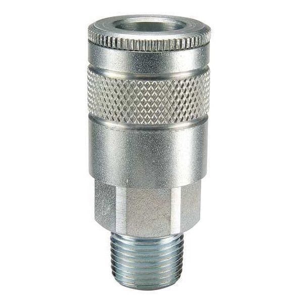 Parker Quick Connect,Socket,3/8" Body,1/2"-14 14F Parker Quick Connect,Socket,3/8" Body,1/2"-14 14F