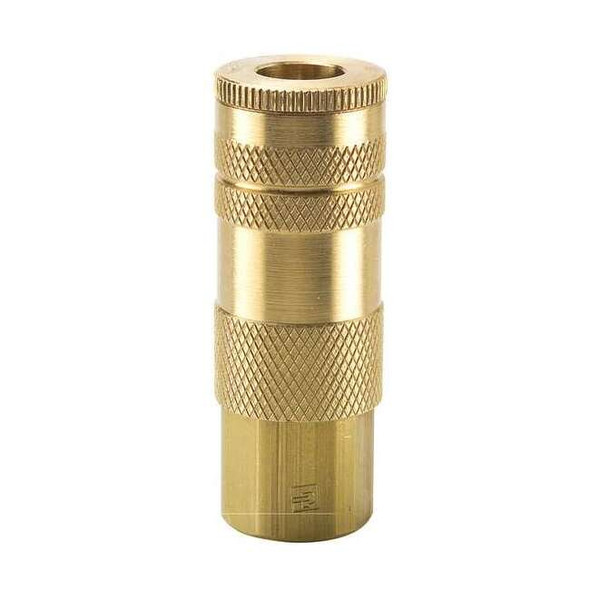 Parker Coupler Body,Brass,FNPT,1/4 In. Pipe B73