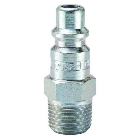 Parker Coupler Plug,Steel,MNPT,3/8 In. Pipe H2C-E