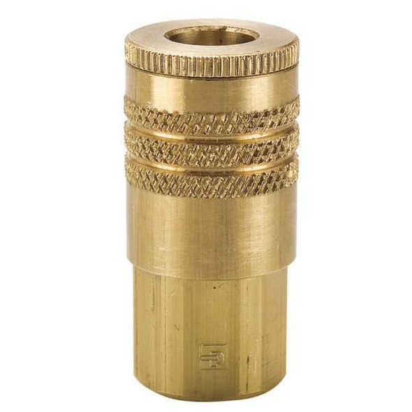 Parker Coupler Body,Brass,FNPT,1/4 In. Pipe B53