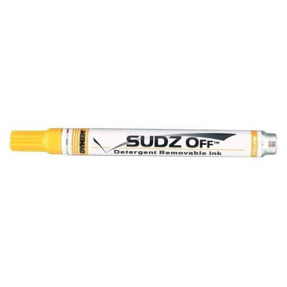 Dykem Paint Marker, Medium Tip, Yellow Color Family, Ink 91694