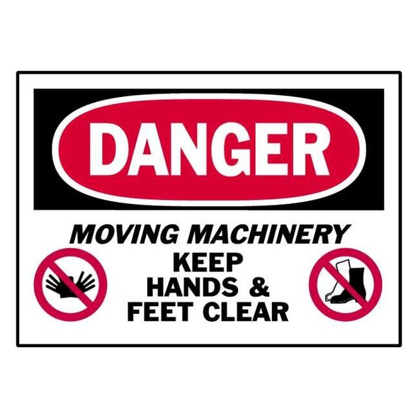 Brady Danger Label,Instruction,5 In. W,PK5, 86276 86276