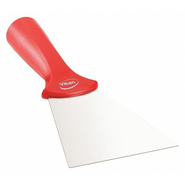 Vikan Scraper,SS,Blade 4" W,Blade 3-3/4" L 40114 Vikan Scraper,SS,Blade 4" W,Blade 3-3/4" L 40114