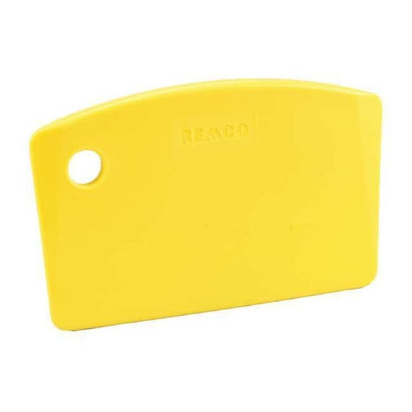 Remco Mini Bench Scraper,5-1/2x3-1/2 in,Yellow 69596