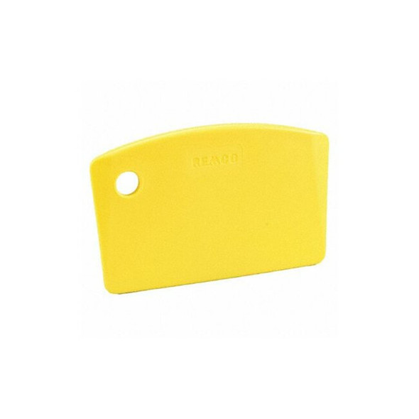 Remco Mini Bench Scraper,5-1/2x3-1/2 in,Yellow 69596
