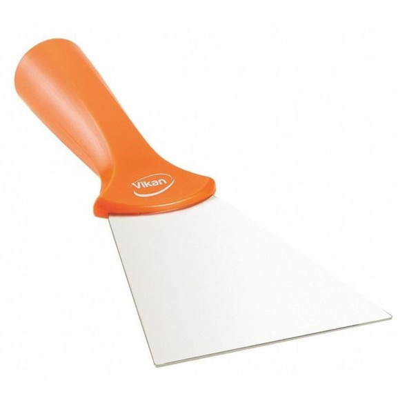 Vikan Scraper,SS,Blade 4" W,Blade 3-3-4" L 40117
