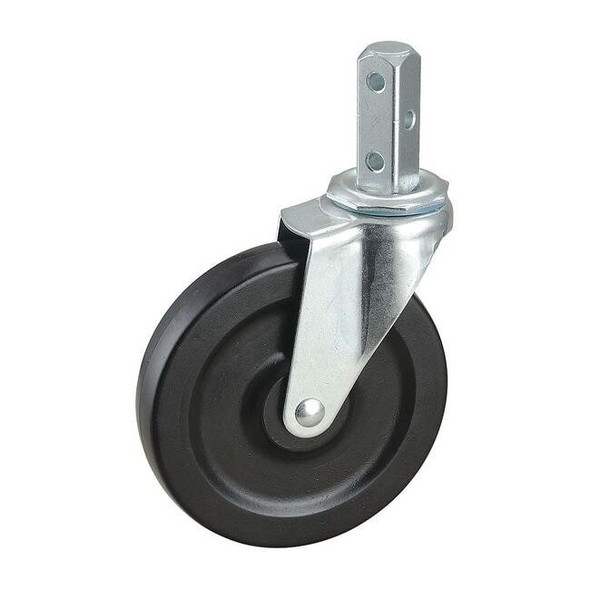 Manufacturer Varies Swivel Stem Caster,Rubber,5 in.,150 lb. F1RN05041S001