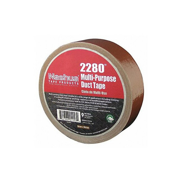 Nashua Duct Tape, Brown, 60 yd L, 1-7/8 in W 2280